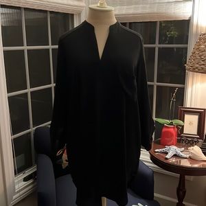 Black tunic top